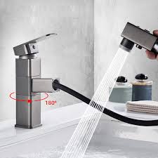 Utdragbar Kökshandfat Mixer med Spray