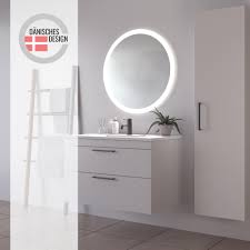 Loevschall Vega Rund LED-spegel med Touch-belysning