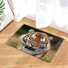 Skogskung Tiger Djurmatta för Barnrum