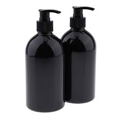 2 st Bruna Pumpflaskor 500 ml för DIY-produkter