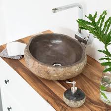 Naturligt Stenhandfat 40 cm - wohnfreuden