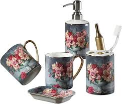 Keramiskt Badrumstillbehör Set