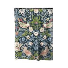 Duschdraperi William Morris Jordgubb Tjuv - Vattentålig Polyester