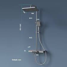 EMKE Termostat Duschsystem 45 cm