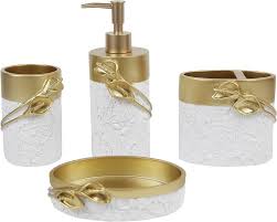 Hymmah Gyllene Badrumstillbehör Set