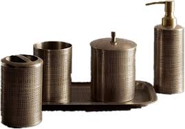 Koppar Badrumstillbehör Set i Massiv Design