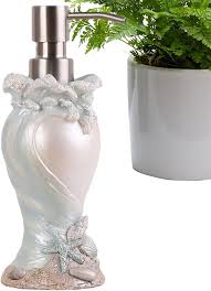 Tvålpump i harts med snäckskal design - 190 ml